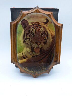 Tiger Wall Plaque 1970s
